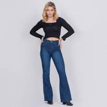 Calça Feminina Jeans Flare BK32006-