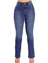 Calça Feminina Jeans Flare Confortável Elegante