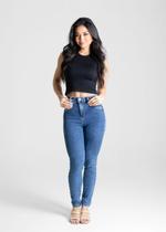 Calça Feminina Jeans Heart Levanta Bumbum Sawary Premium Original Cintura Alta Moda 280633 Calça Feminina Jeans Heart Levanta Bumbum Sawary Premium Original Cintura Alta Moda 280633
