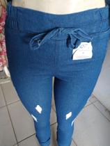 Calça feminina jeans jogger - Diaurium