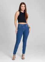 Calça Feminina Jeans Levanta Bumbum Sawary Premium Original Cintura Alta Moda 281310 Calça Feminina Jeans Levanta Bumbum Sawary Premium Original Cintura Alta Moda 281310