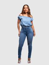 Calça Feminina Jeans Lycra Skinny Bolso Falso L2/3 Calça Feminina Jeans Lycra Skinny Bolso Falso L2/3