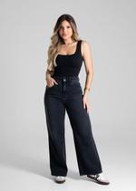 Calça Feminina Jeans Petit Sawary Premium Original Cintura Alta Moda Blogueira 281001 Calça Feminina Jeans Petit Sawary Premium Original Cintura Alta Moda Blogueira 281001