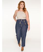 Calça Feminina Jeans Plus Mom Com Passante Deslocado Razon Jeans Calça Feminina Jeans Plus Mom Com Passante Deslocado Razon Jeans