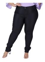 Calça Feminina Jeans Plus Size Cintura Alta Com Lycra - NtD Modas