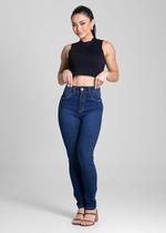 Calça Feminina Jeans Push Up Sawary Premium Original Cintura Alta Moda 281582