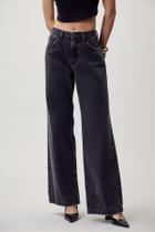 Calça Feminina Jeans Turmalina Wide Leg Flor de Liz