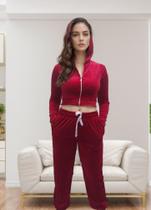 Calça Feminina Jogger em Plush FitWell