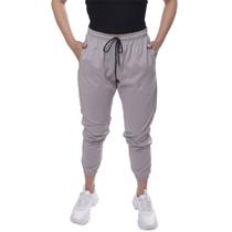 Calça Feminina Jogger Treino Academia Casual Esportiva Tactel Treino 3 Bolsos Lisa
