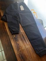 Calça feminina jogging preta tamanho 34