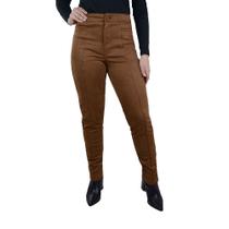 Calça Feminina Jumaniy Suede Marrom - J21835