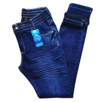 Calça feminina juvenil jeans com lycra Tam 10,12,14 e 16 anos