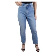 Calça Feminina Kacolaco Jeans Mom Hiper Destroyed - K4782