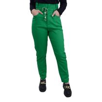 Calça Feminina Kacolako Social Clochard Verde - K4482