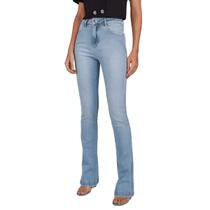 Calça Feminina Lado Avesso Jeans Flare B Up - L12504