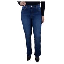 Calça Feminina Lado Avesso Jeans Flare Mignon - L129053 Calça Feminina Lado Avesso Jeans Flare Mignon - L129053