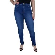 Calça Feminina Lado Avesso Jeans Pin-up Jegging - L1260