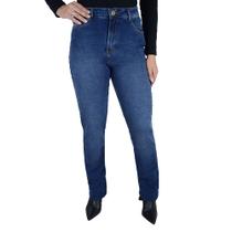 Calça Feminina Lado Avesso Jeans Reta L127241