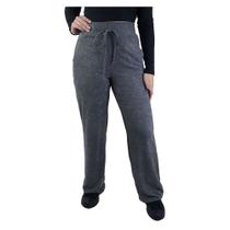 Calça Feminina Lado Avesso Reta Cinza - L1244 Calça Feminina Lado Avesso Reta Cinza - L1244