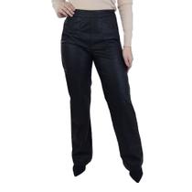 Calça Feminina Lado Avesso Wide Leg Preta - L12464