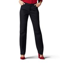 Calça Feminina Lee Sem Amassados Modelagem Relaxada Preta 10 Calça Feminina Lee Sem Amassados Modelagem Relaxada Preta 10