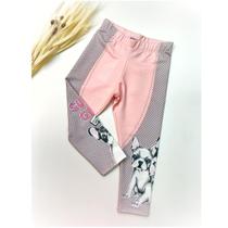 Calça Feminina Legging Capri KUKIÊ Cor:RosaTamanho:4