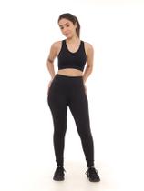 Calça Feminina Legging Cintura Alta Suplex Academia Fitness