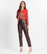 Calça Feminina Legging Sintética Endless Marrom Calça Feminina Legging Sintética Endless Marrom