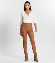 Calça Feminina Legging Sintética Rovitex Marrom Calça Feminina Legging Sintética Rovitex Marrom