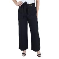 Calça Feminina Linzzi Cropped Preta - 75581