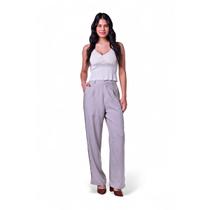 Calça Feminina Listrada Viscose Calça Feminina Listrada Viscose