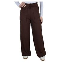 Calça Feminina LZT Wide Leg Marrom - 2410