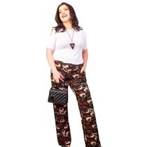 Calça Feminina Malha Flare Nazca