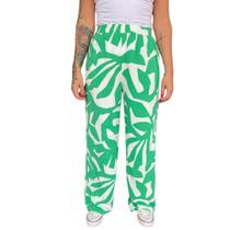 Calça Feminina Malwee Viscose Estampada Cós Elástico Esporte Calça Feminina Malwee Viscose Estampada Cós Elástico Esporte