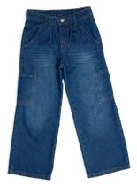 Calça feminina mania kids jeans escuro Calça feminina mania kids jeans escuro