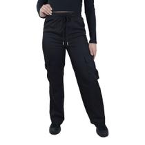 Calça Feminina Mixxon Cargo Preta - 94686 Calça Feminina Mixxon Cargo Preta - 94686