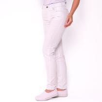 Calça Feminina Modelo Skinny Tecido de Brim Cintura Alta-