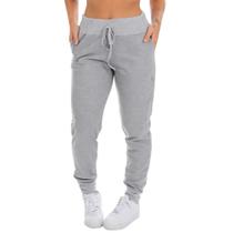 Calça Feminina Moletinho Mescla Fristyle Jogger Com Bolso