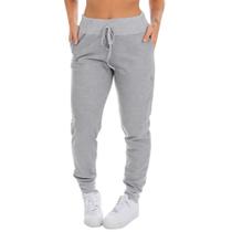 Calça Feminina Moletinho Mescla Fristyle Jogger Com Bolso Calça Feminina Moletinho Mescla Fristyle Jogger Com Bolso