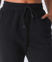 Calça Feminina Moletom Fitness Reta Marisa Preto-49935 Calça Feminina Moletom Fitness Reta Marisa Preto-49935