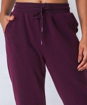 Calça Feminina Moletom Fitness Reta Marisa Roxo-49941 Calça Feminina Moletom Fitness Reta Marisa Roxo-49941