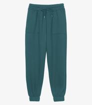 Calça Feminina Moletom Jogger Básico Endless Verde