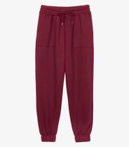 Calça Feminina Moletom Jogger Básico Endless Vermelho