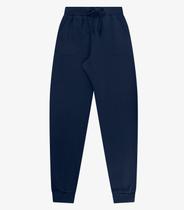 Calça Feminina Moletom Peluciado Básica Rovitex Azul Calça Feminina Moletom Peluciado Básica Rovitex Azul