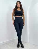 Calça Feminina Montaria Levanta Bumbum Chapa Barriga Legging