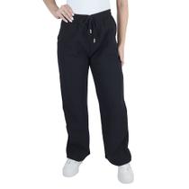 Calça Feminina Mooncity Cotele Preta - 24050 Calça Feminina Mooncity Cotele Preta - 24050