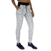 Calça Feminina MXD Conceito Chuvisco Branco e Preto Calça Feminina MXD Conceito Chuvisco Branco e Preto
