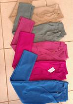 Calça feminina no linho social