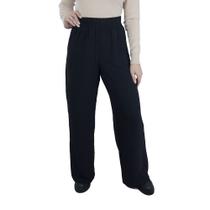 Calça Feminina Olho D' Água Wide Leg Preta - 333108
