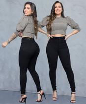 Calça Feminina Original Sawary Skinny Cintura Alta e Caimento Impecável Calça Feminina Original Sawary Skinny Cintura Alta e Caimento Impecável
